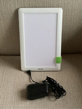Beurer TL30 Portable Daylight Lamp- UV-Free 10,000 Lux LED Bright White Light...